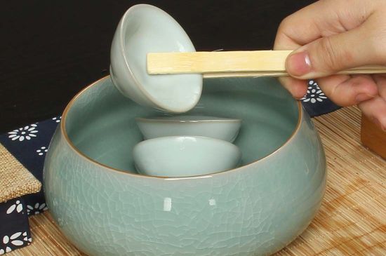 茶洗與茶盂區(qū)別圖片，怎樣使用茶盂和茶洗